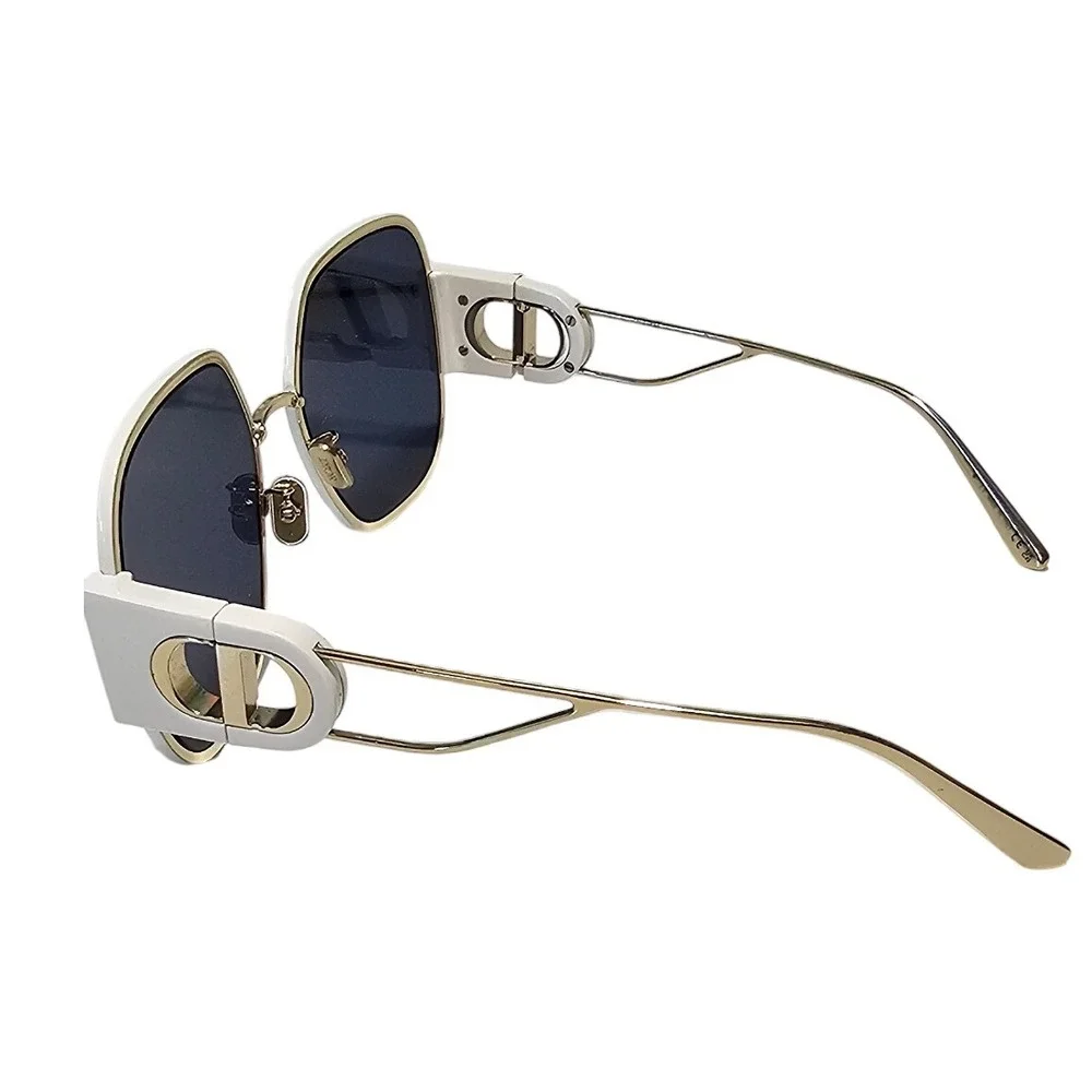 Christian Dior 30Montaigne SU 96H5 58 Sunglasses in White and‎ Gold.